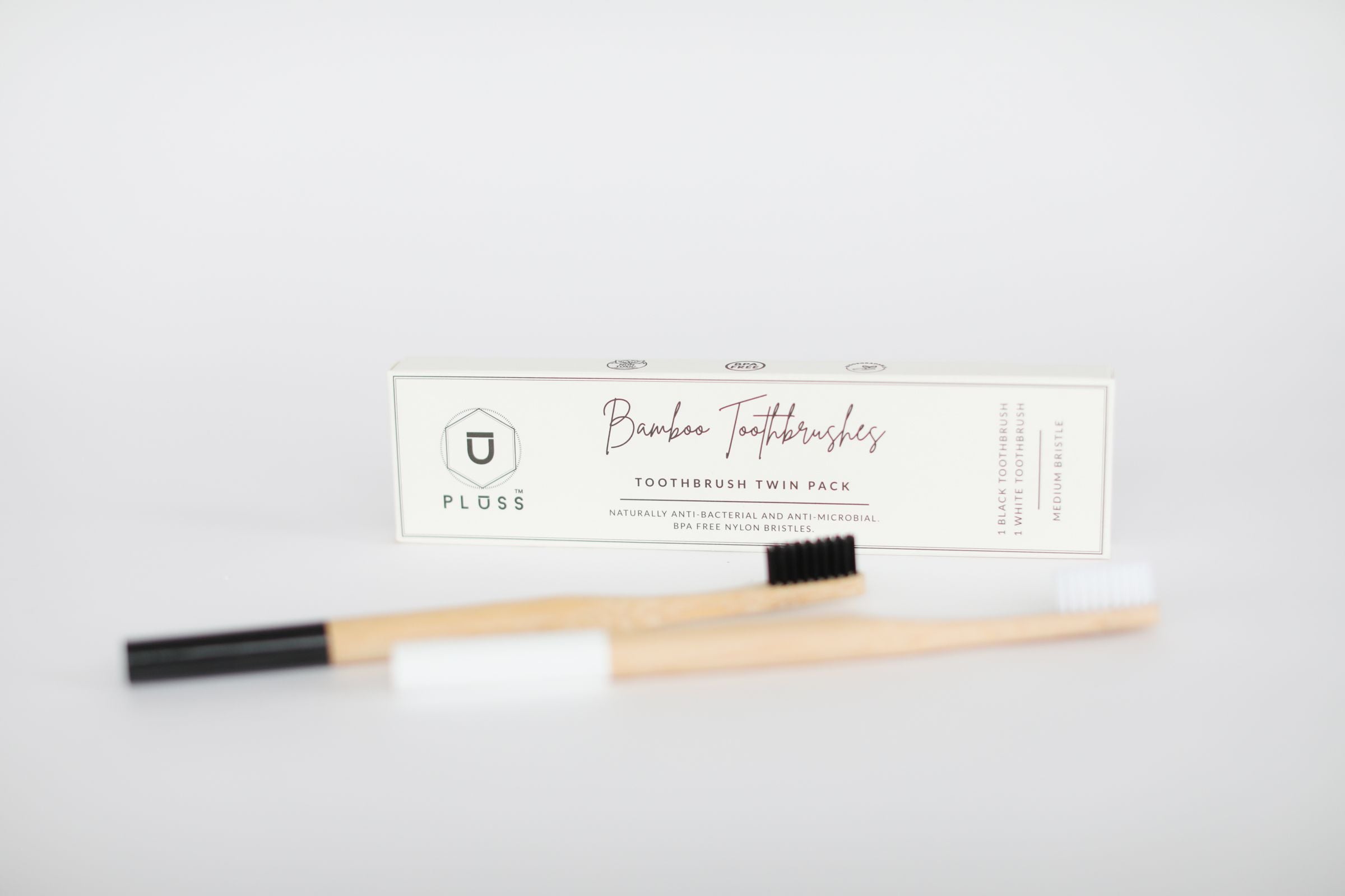 Toothbrush Twin Pack (Bamboo)