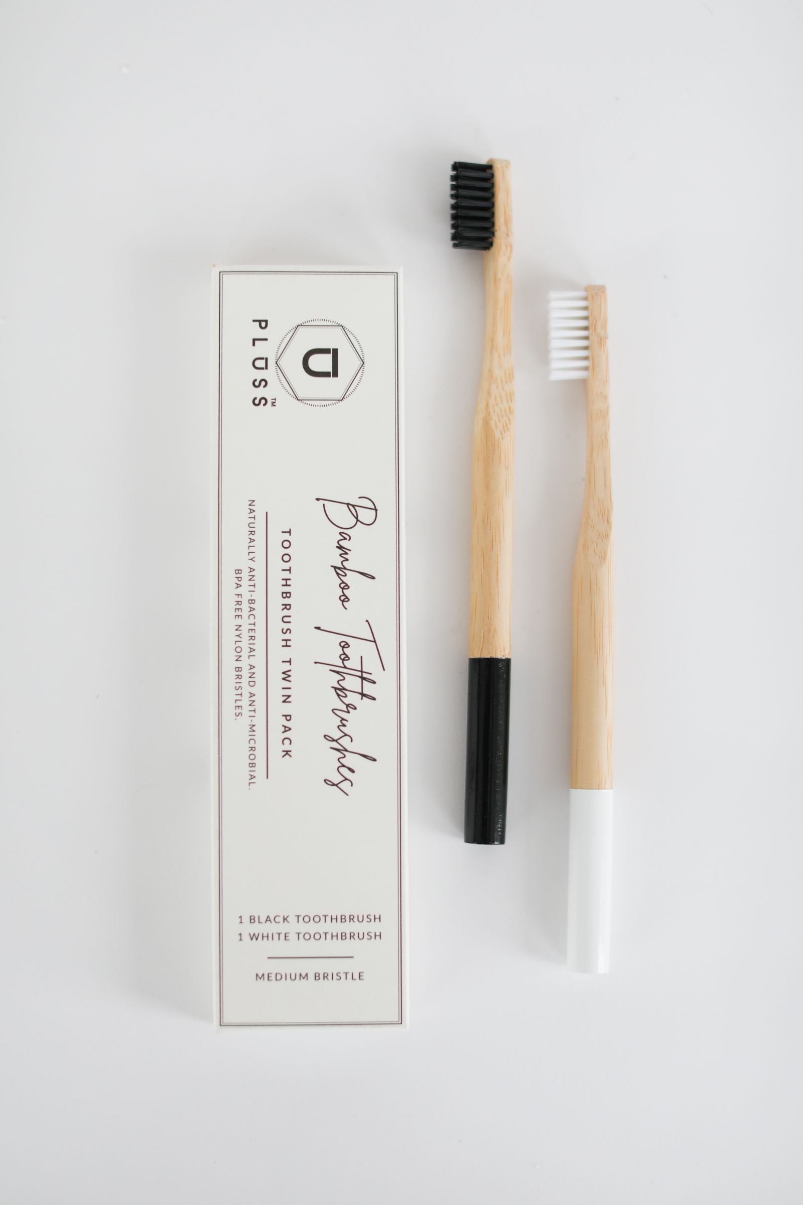 Toothbrush Twin Pack (Bamboo)